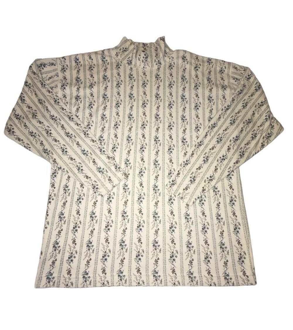 Outback Red Vintage Floral Cottagecore Long sleeve